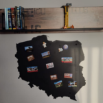 Tablica magnetyczna metalowa mapa polski - obrazek 3