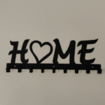 Metalowy wieszak ścienny na klucze "Home" - obrazek 3