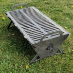 Grill węglowy przenośny metalowy tursystyczny - obrazek 3