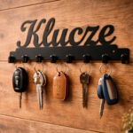 Metalowy wieszak ścienny na klucze "Klucze" - obrazek 2