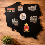 Tablica magnetyczna metalowa mapa polski - obrazek 2