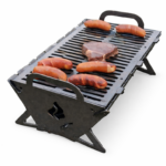Grill węglowy przenośny metalowy tursystyczny